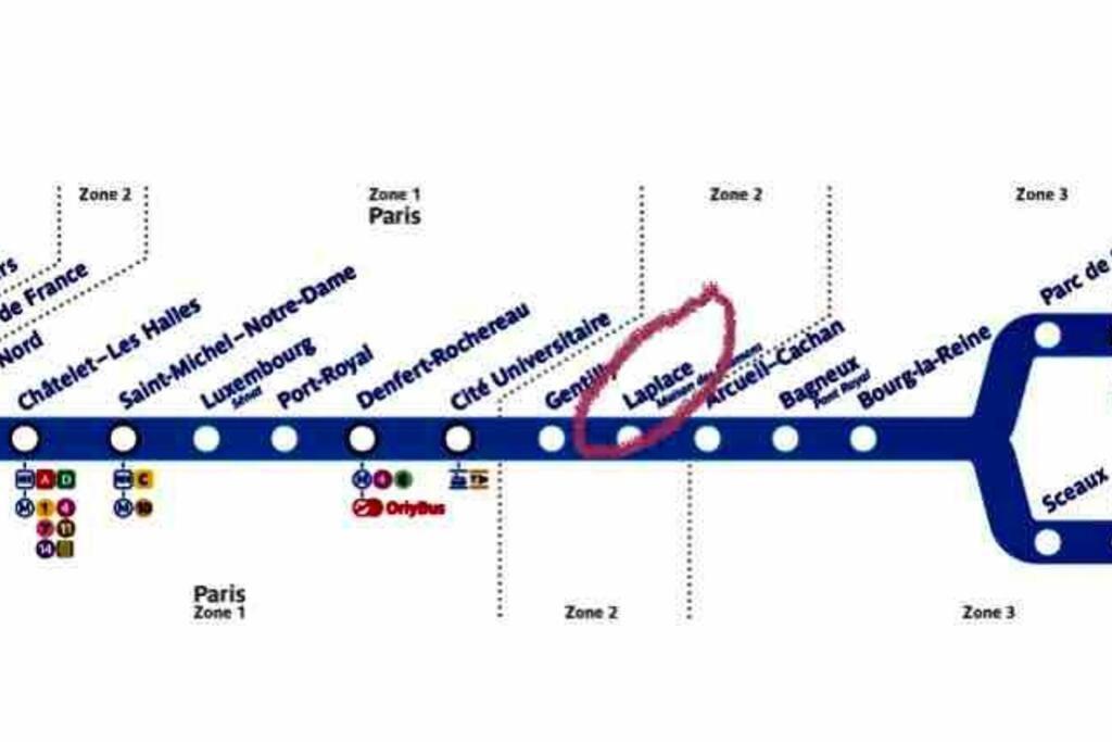 Beau T2 A Arcueil Proche Rer B. Apartment Екстериор снимка
